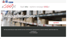 Tablet Screenshot of esigg.pl